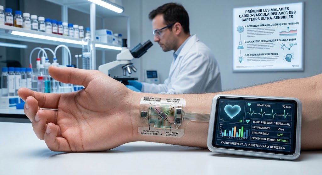 Des capteurs ultra-sensibles pour prévenir les maladies cardio-vasculaires